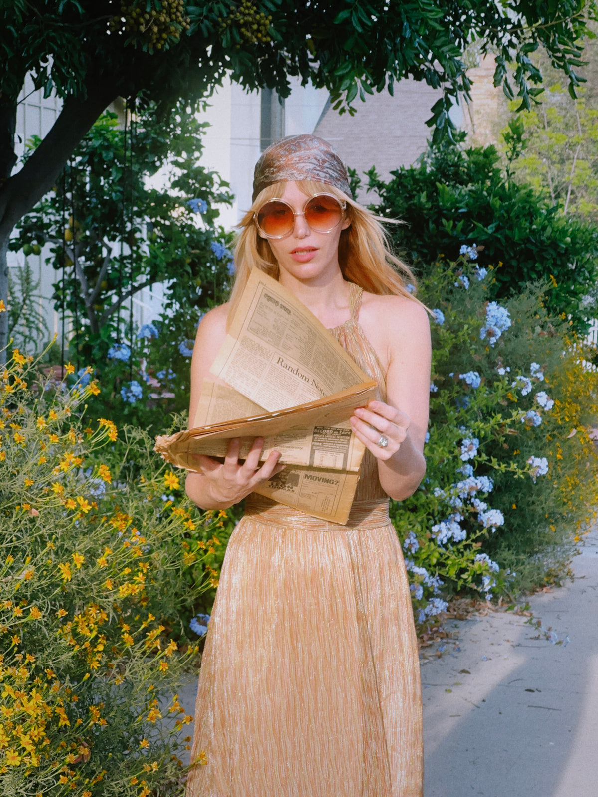 Gold Dust Woman dress FINAL SALE