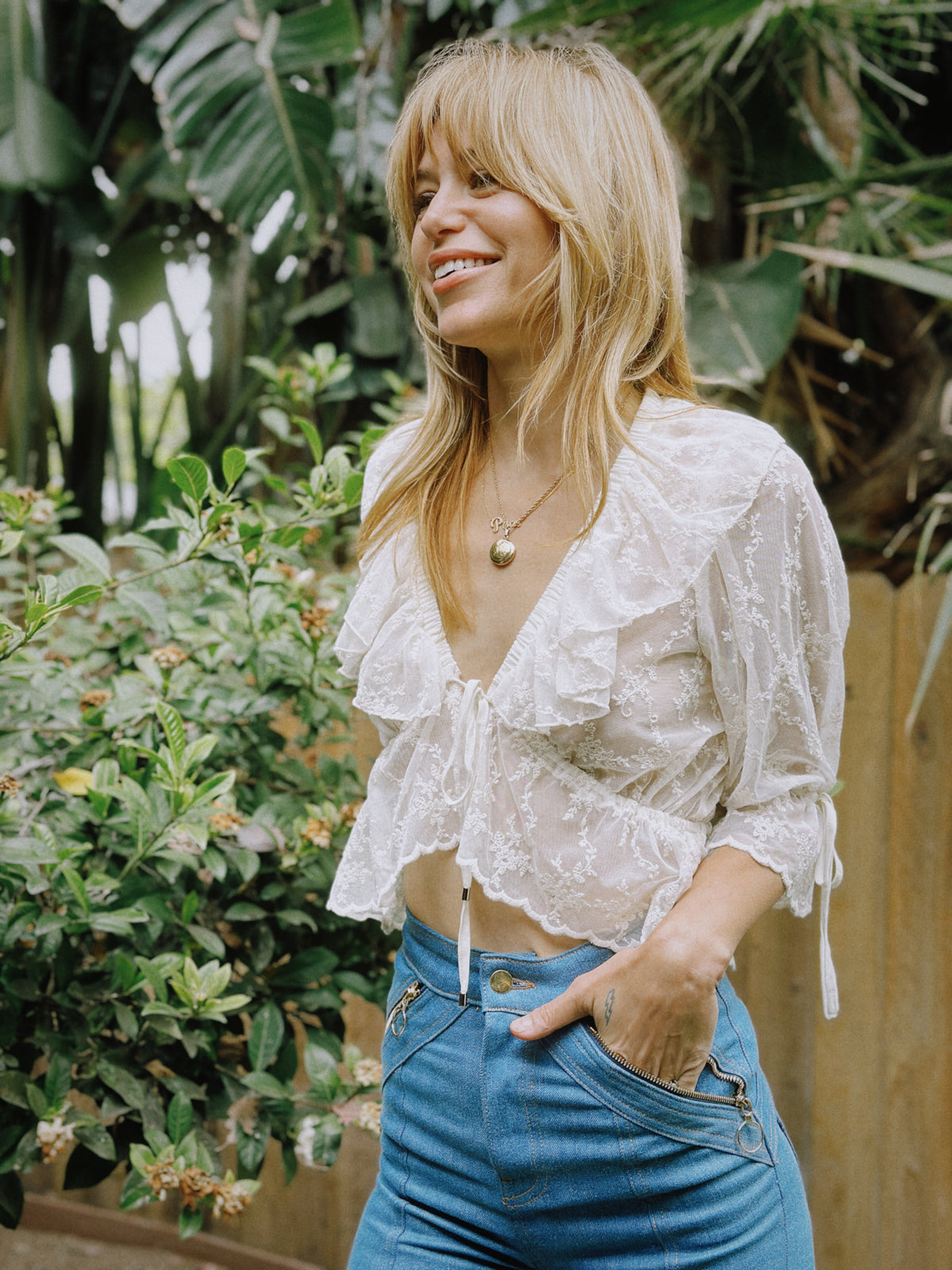 The Nouvelle lace top