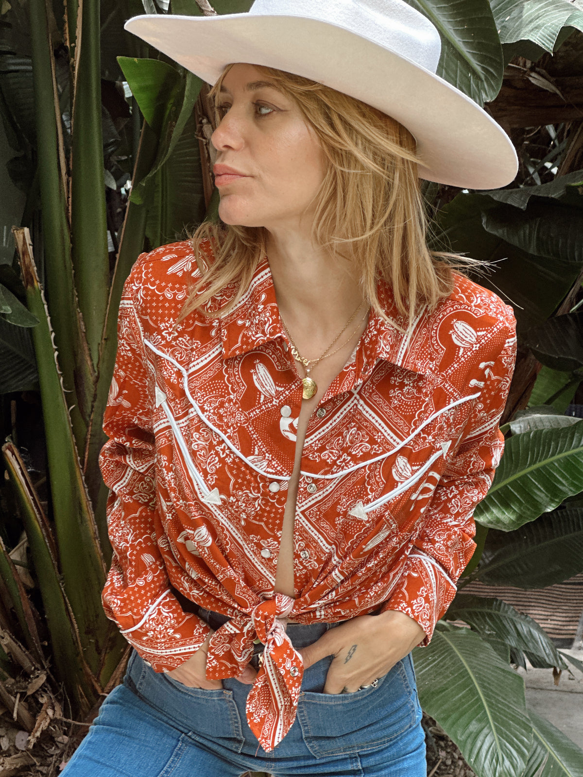Palomino top in rust FINAL SALE