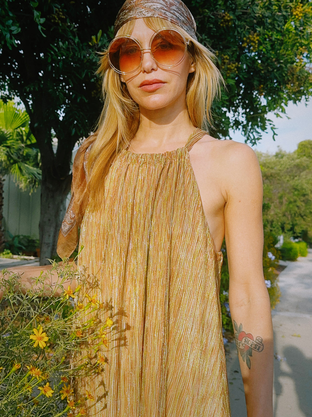 Gold Dust Woman dress FINAL SALE