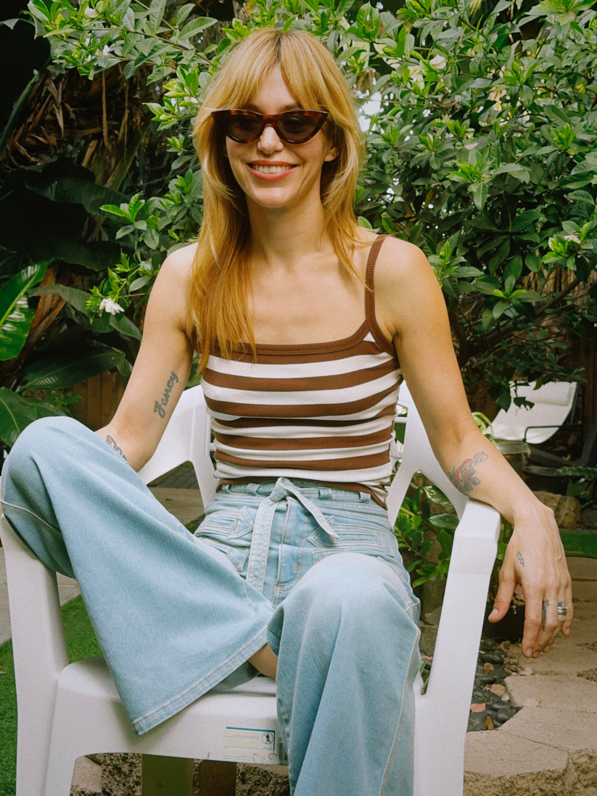 Gainsbourg tank in 70's brown | restocked