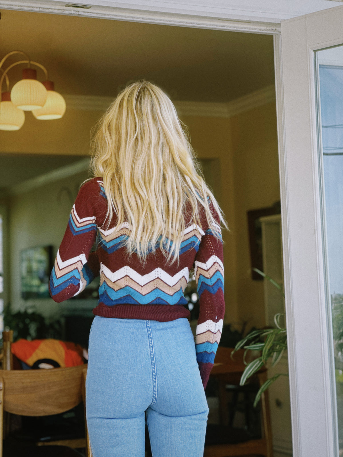 ziggy sweater in plum