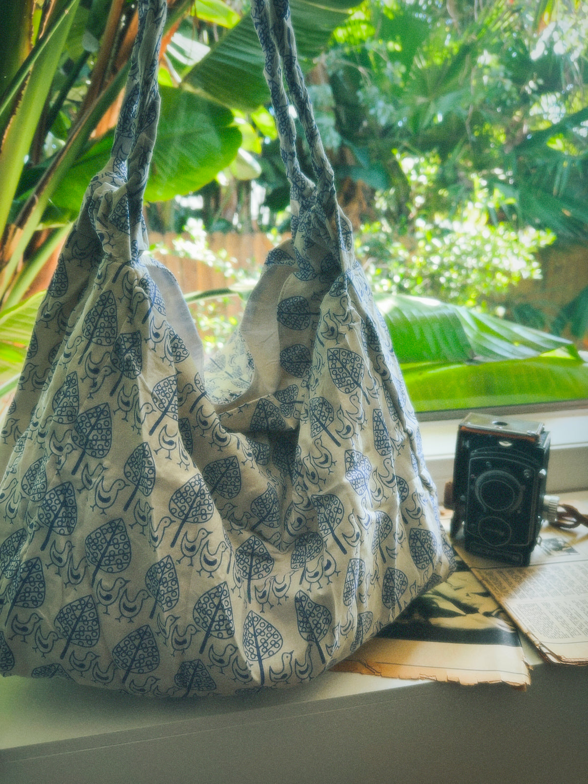 Roadtrip bag : Folk birds FINAL SALE