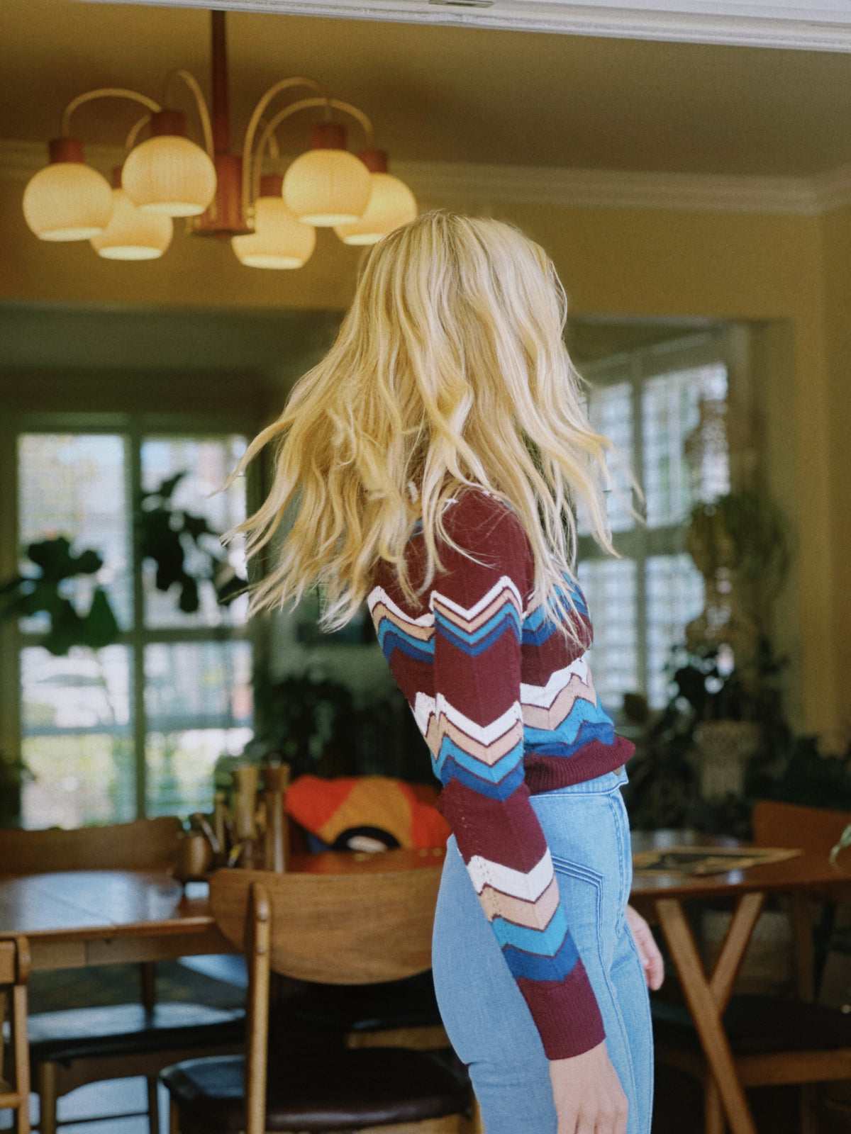 ziggy sweater in plum