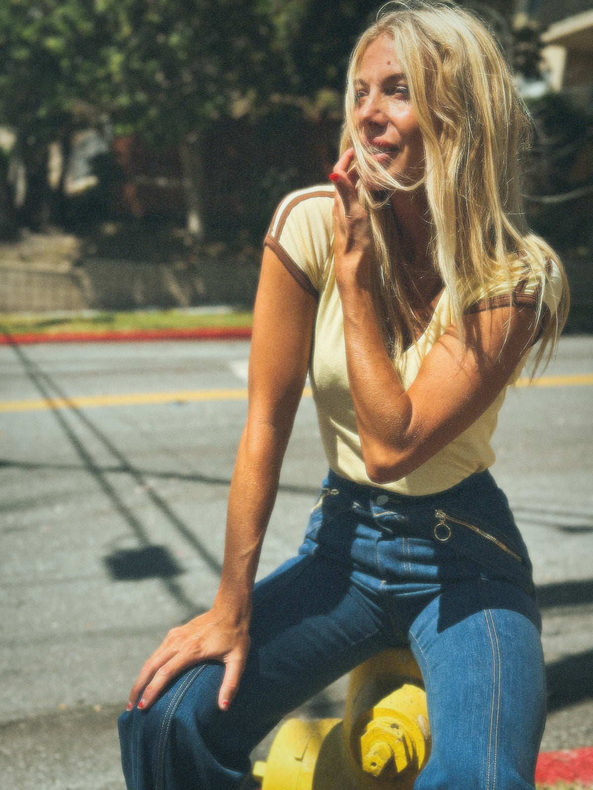 Malibu tee in butter