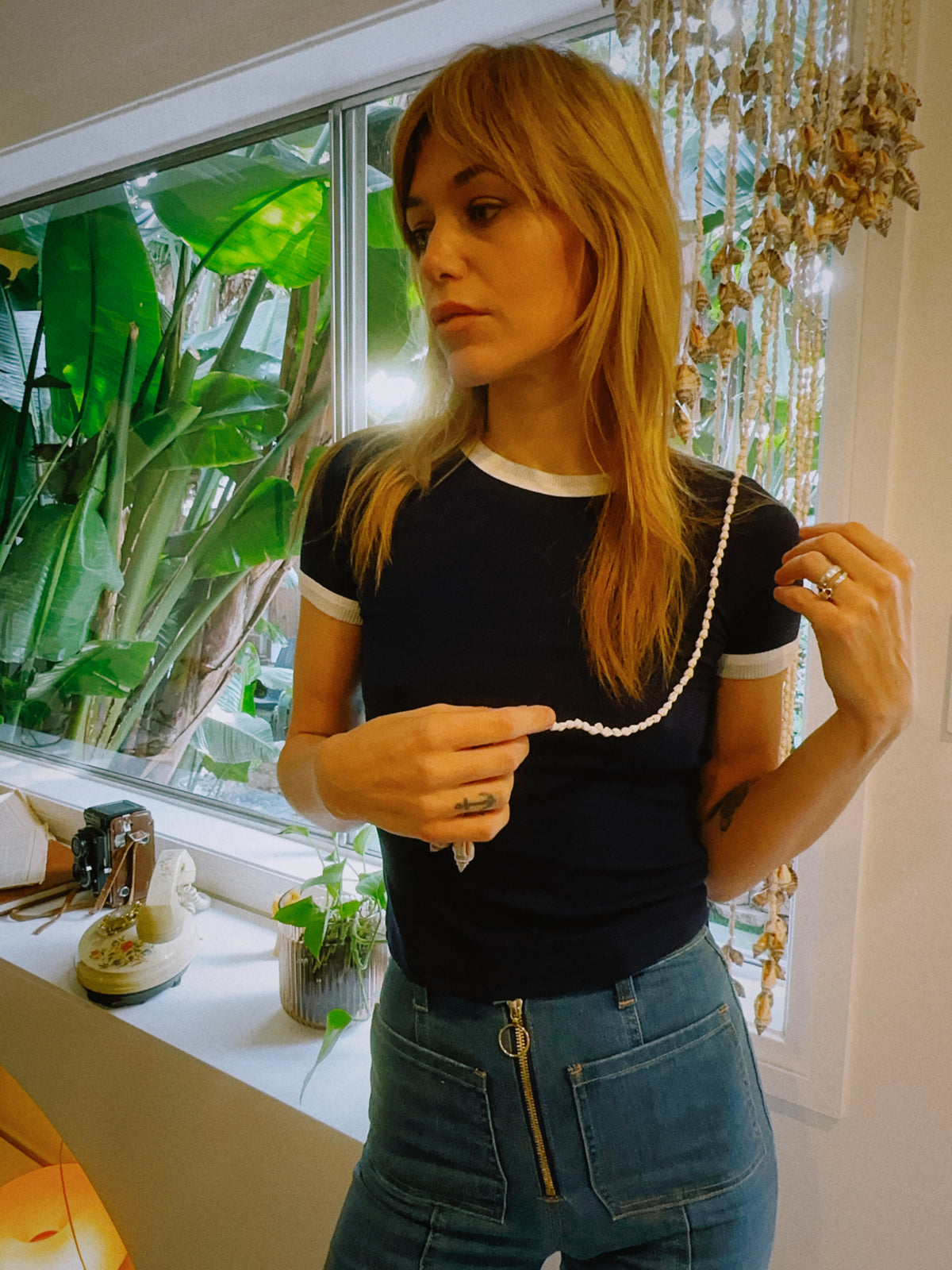 Locals Only ringer in navy | restocked
