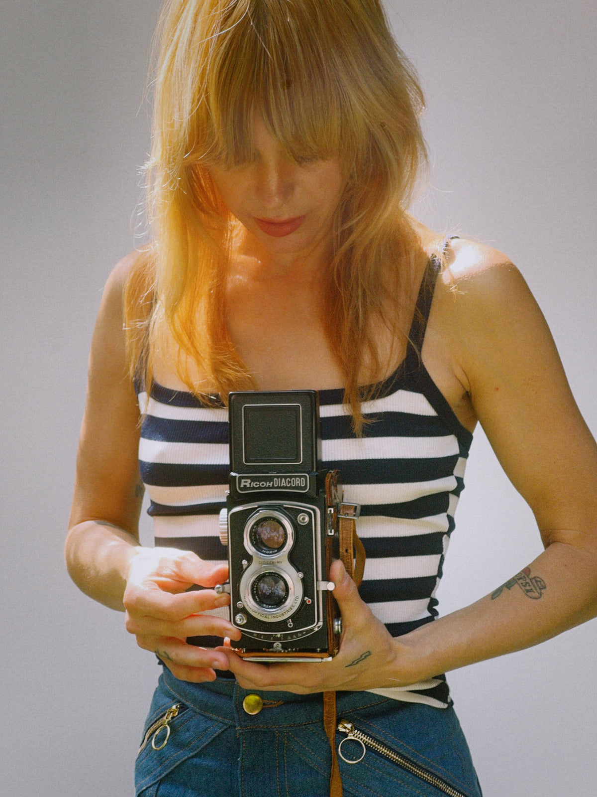 Gainsbourg tank in navy | restocked