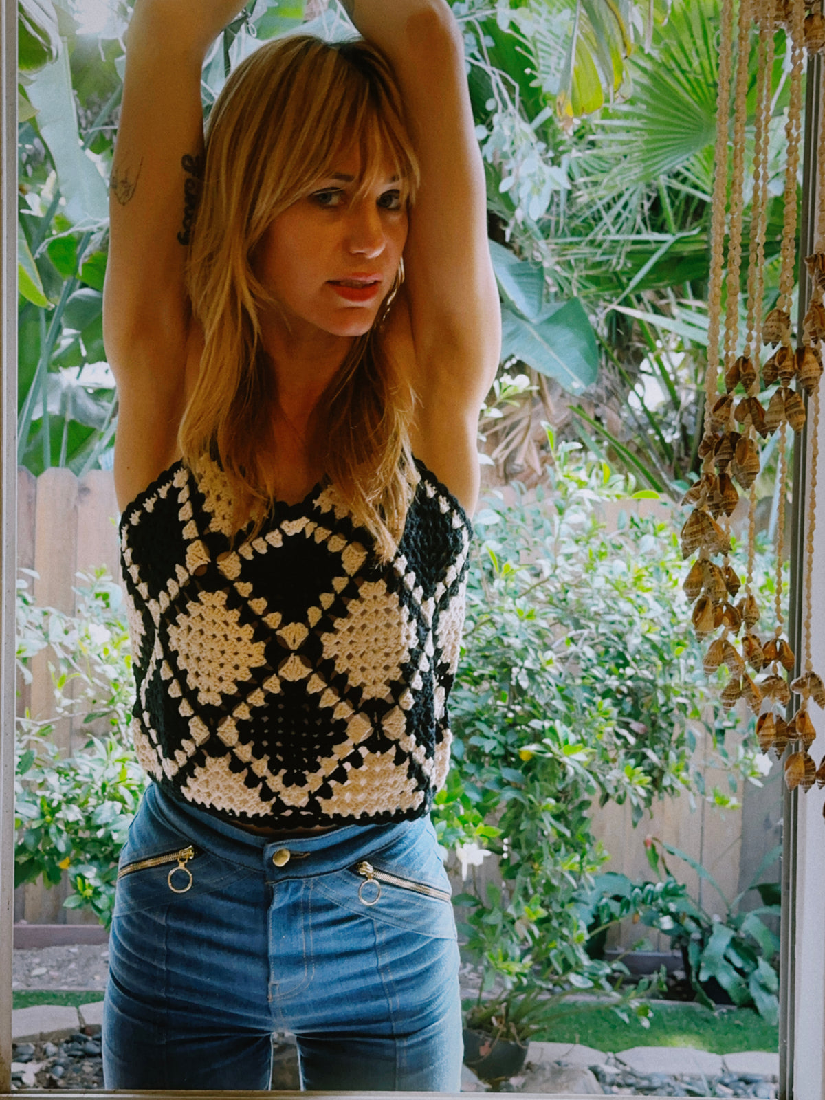 On the Road Again top in black FINAL SALE