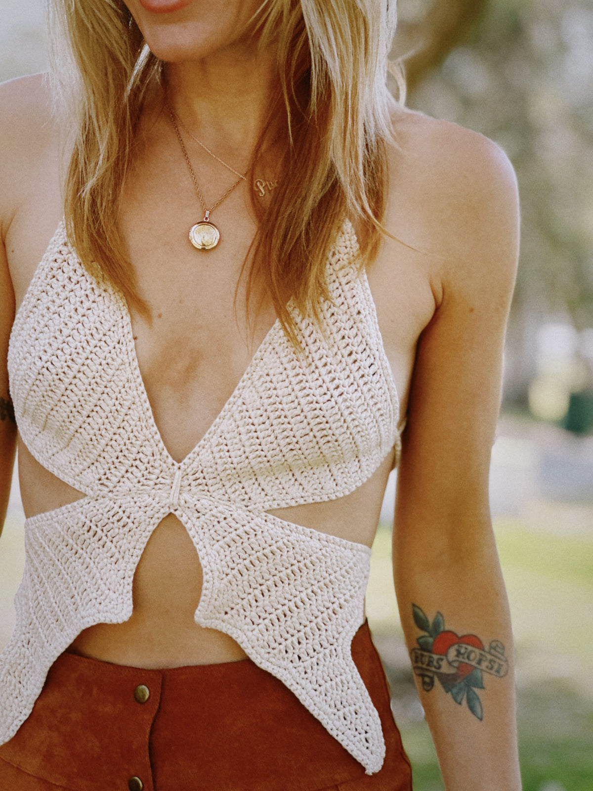 Rumours crochet top FINAL SALE
