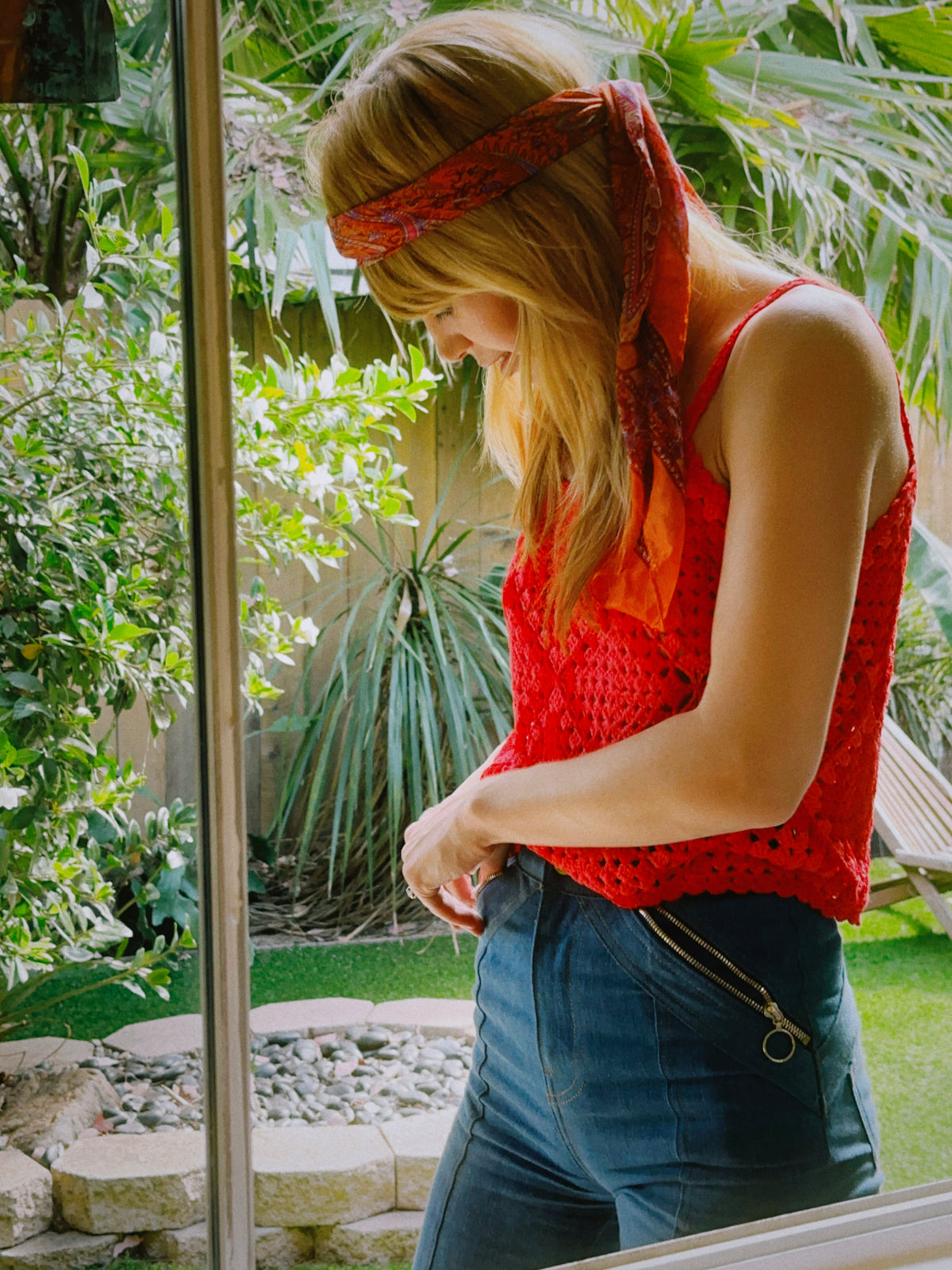On the Road Again top in red FINAL SALE