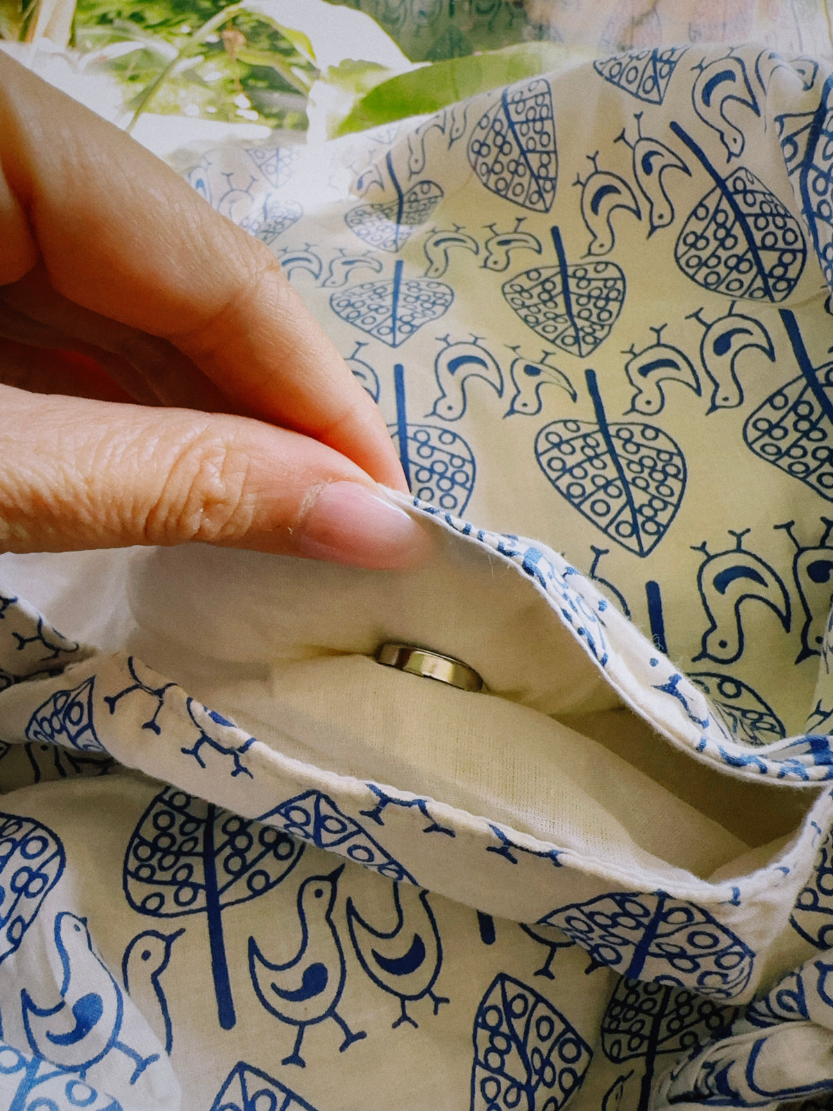 Roadtrip bag : Folk birds FINAL SALE
