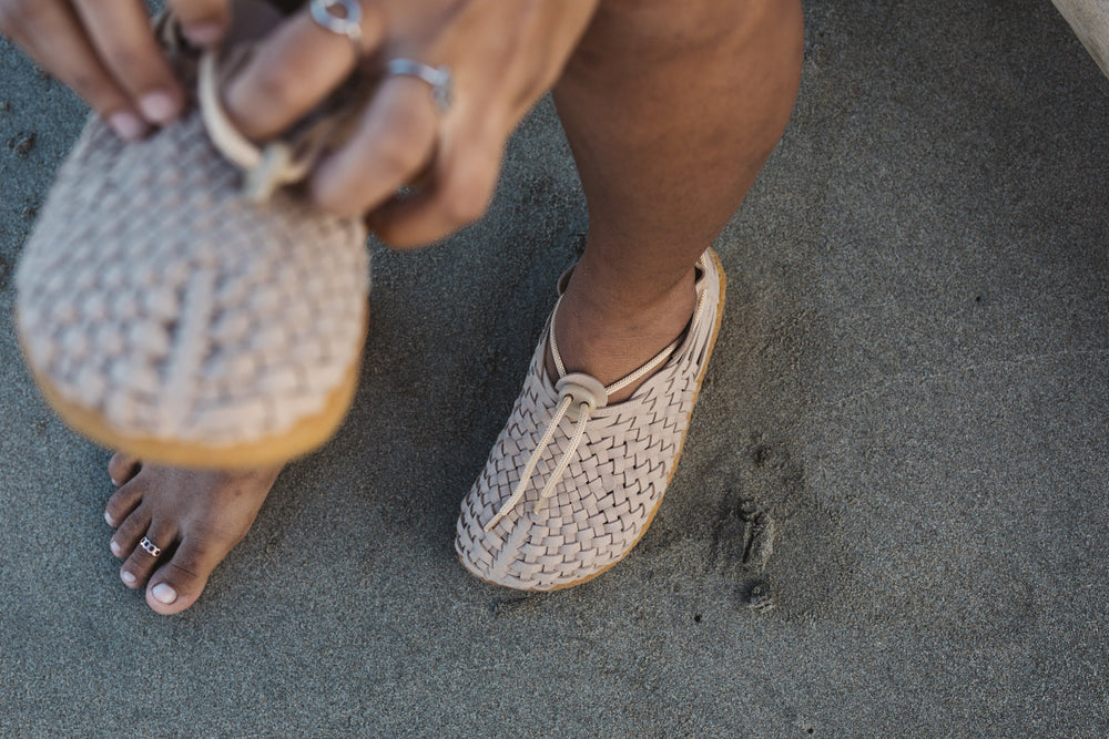 
                  
                    Women's Latigo | Suede Vegan Leather | Crepe | Beige
                  
                