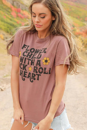 
                  
                    Flower Power Rock Pocket Tee
                  
                