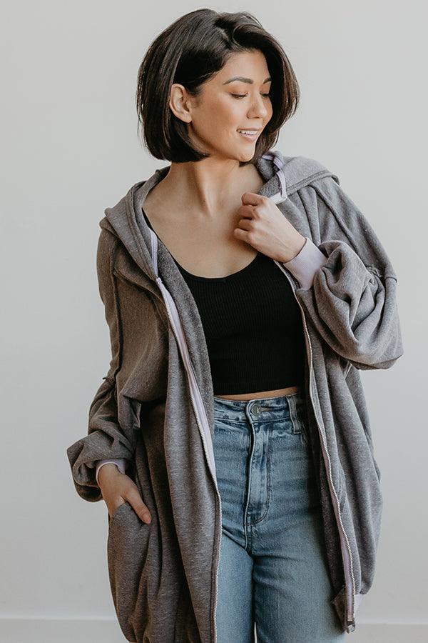 Grey Just Live Sweatshirt