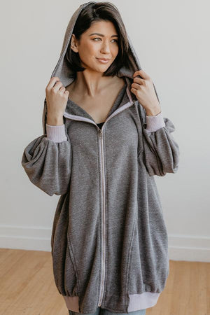 
                  
                    Grey Just Live Sweatshirt
                  
                