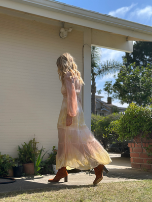 
                  
                    Sun Dream silk maxi dress
                  
                