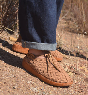 
                  
                    Women's Latigo | Suede Vegan Leather | Crepe | Walnut
                  
                