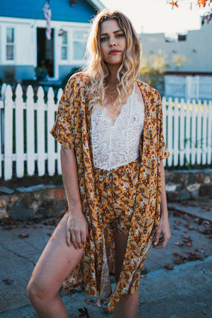 
                  
                    Yellow Rose Challis Shorts
                  
                