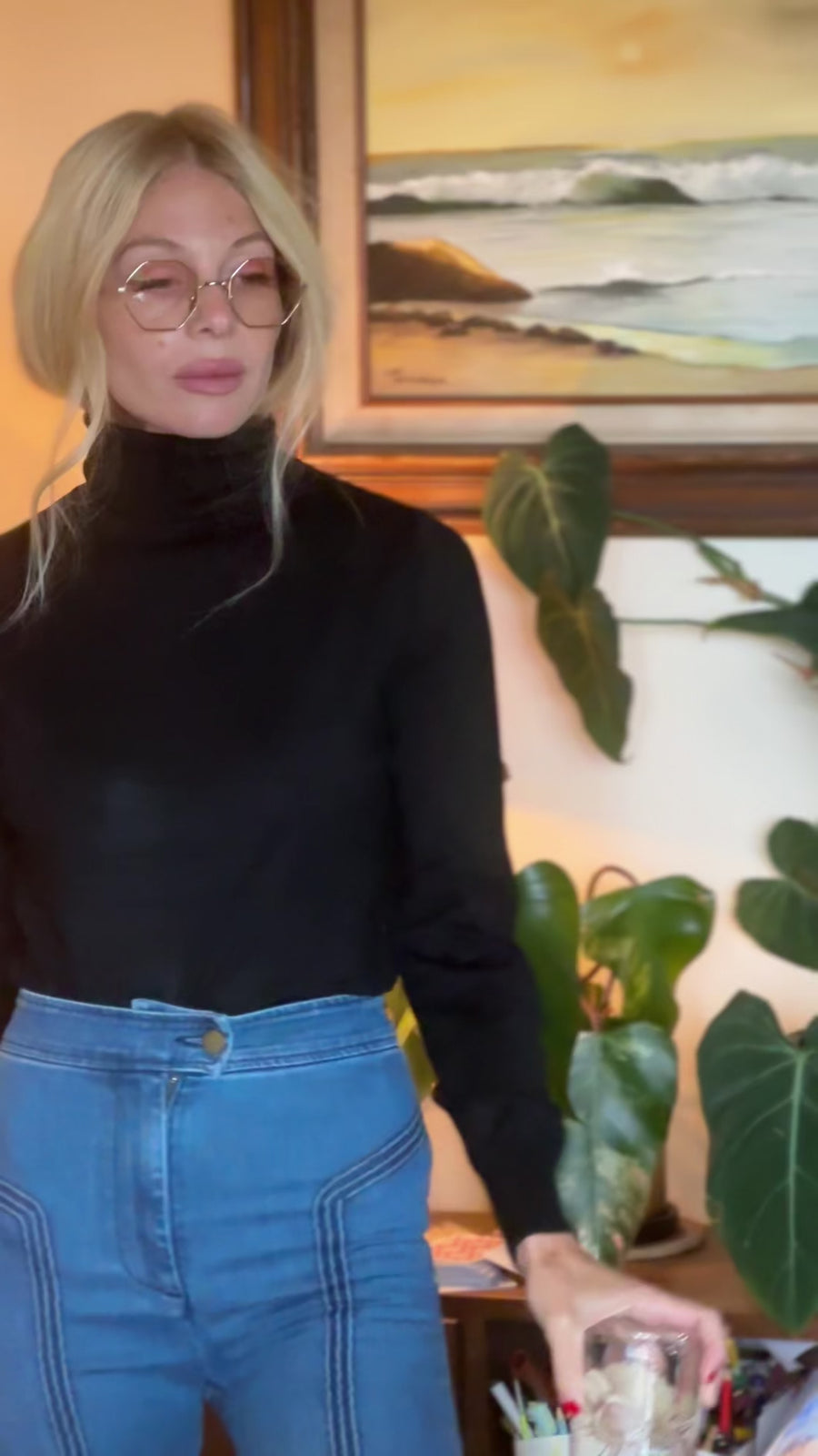 Françoise turtleneck in noir