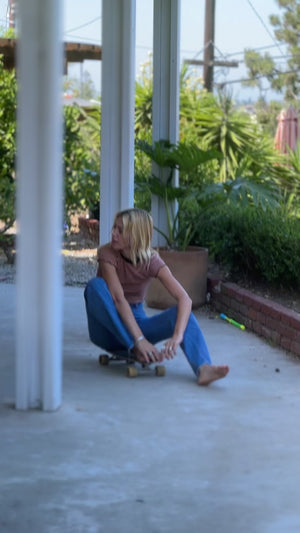 
                  
                    Load and play video in Gallery viewer, Bardot Tee in peach
                  
                
