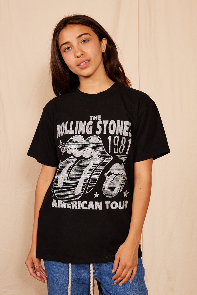 
                  
                    Rolling Stones 1981 American Tour Glitter Tee
                  
                
