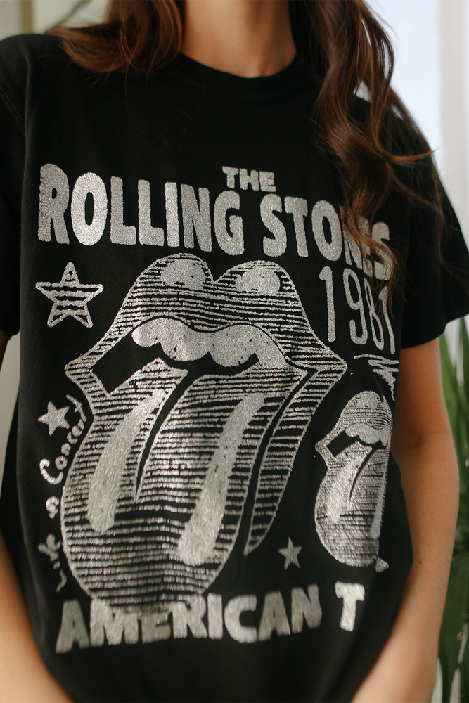 
                  
                    Rolling Stones 1981 American Tour Glitter Tee
                  
                