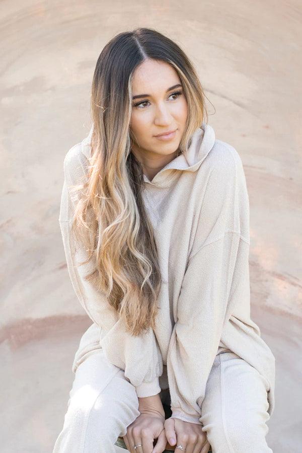
                  
                    Ivory 90's Hoodie
                  
                
