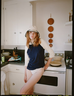 
                  
                    kate baseball tee in navy
                  
                