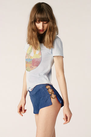 
                  
                    Sexy Sadie Suede Shorts in Navy
                  
                