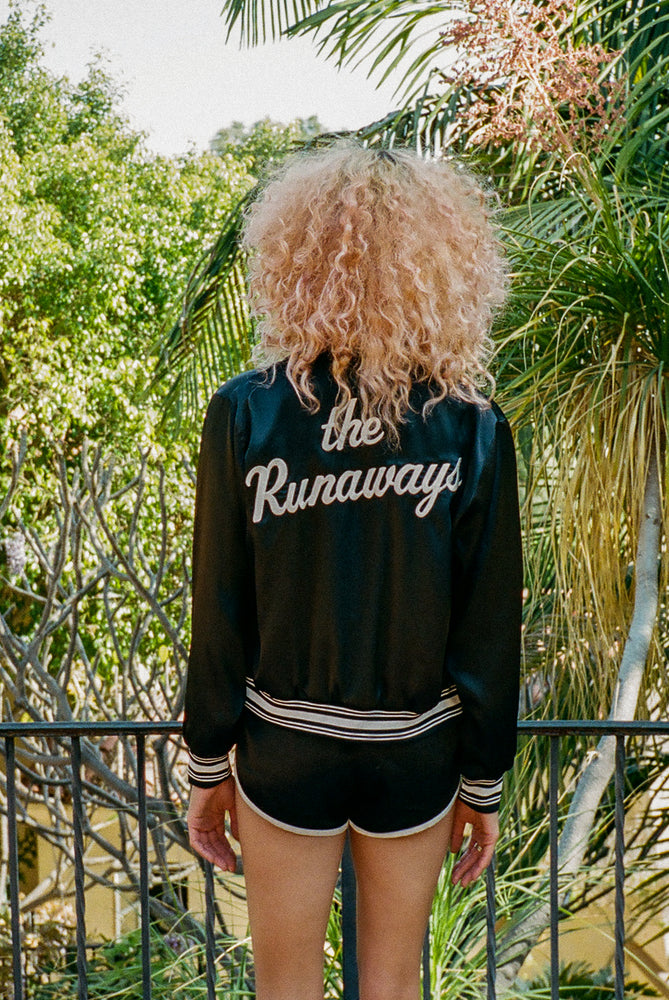 
                  
                    the runaways embroidered bomber
                  
                