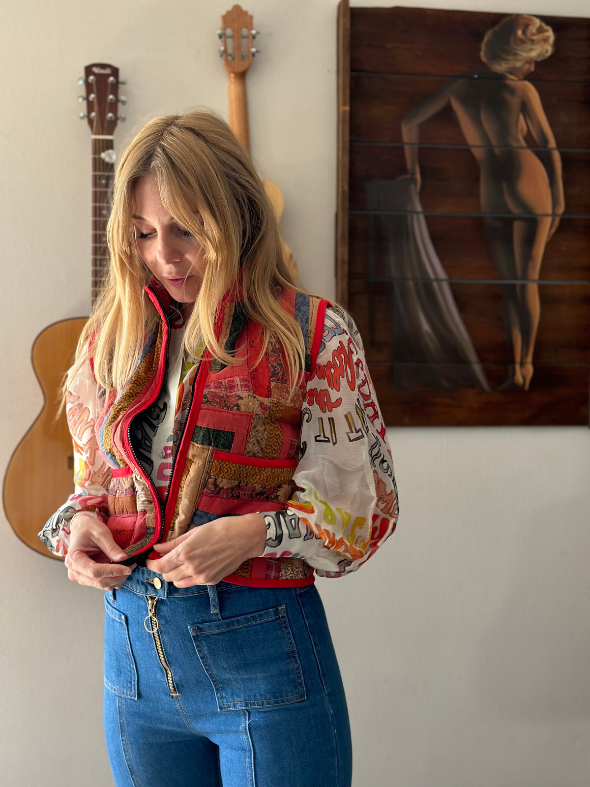 lady of the canyon vest FINAL SALE