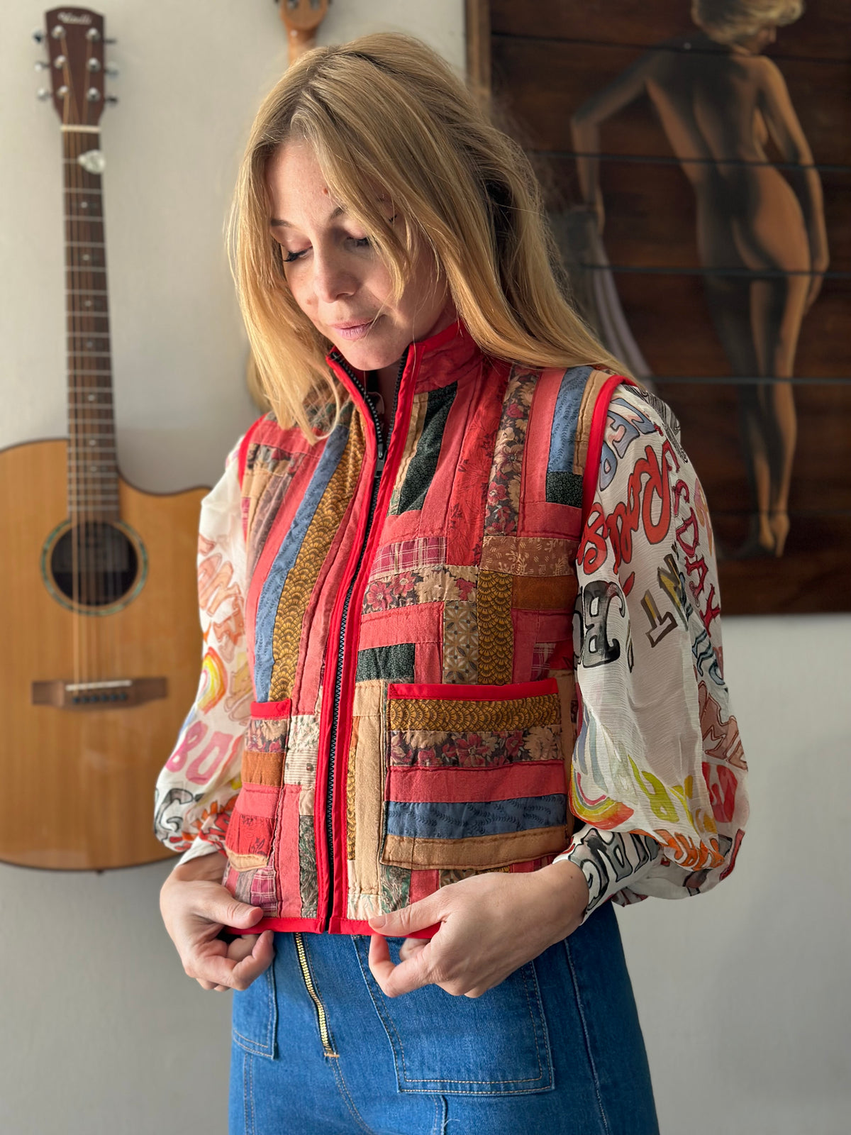 lady of the canyon vest FINAL SALE