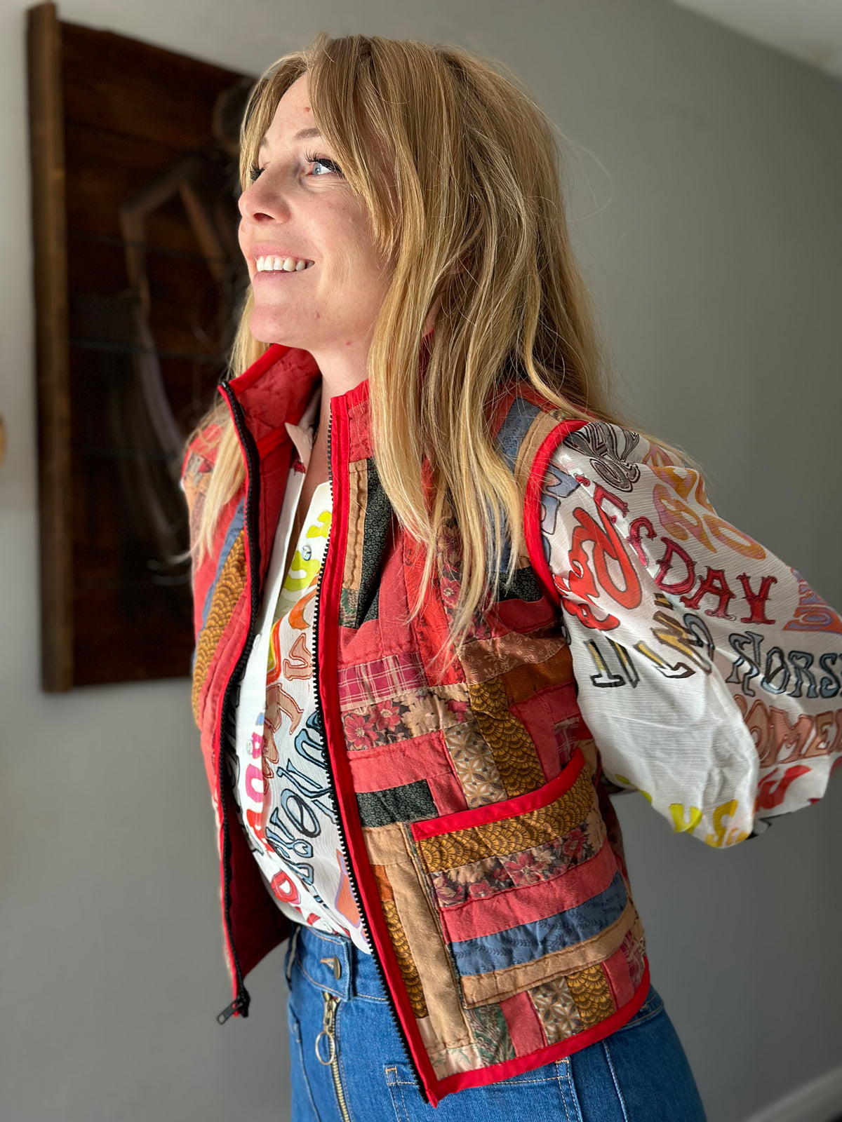 lady of the canyon vest FINAL SALE