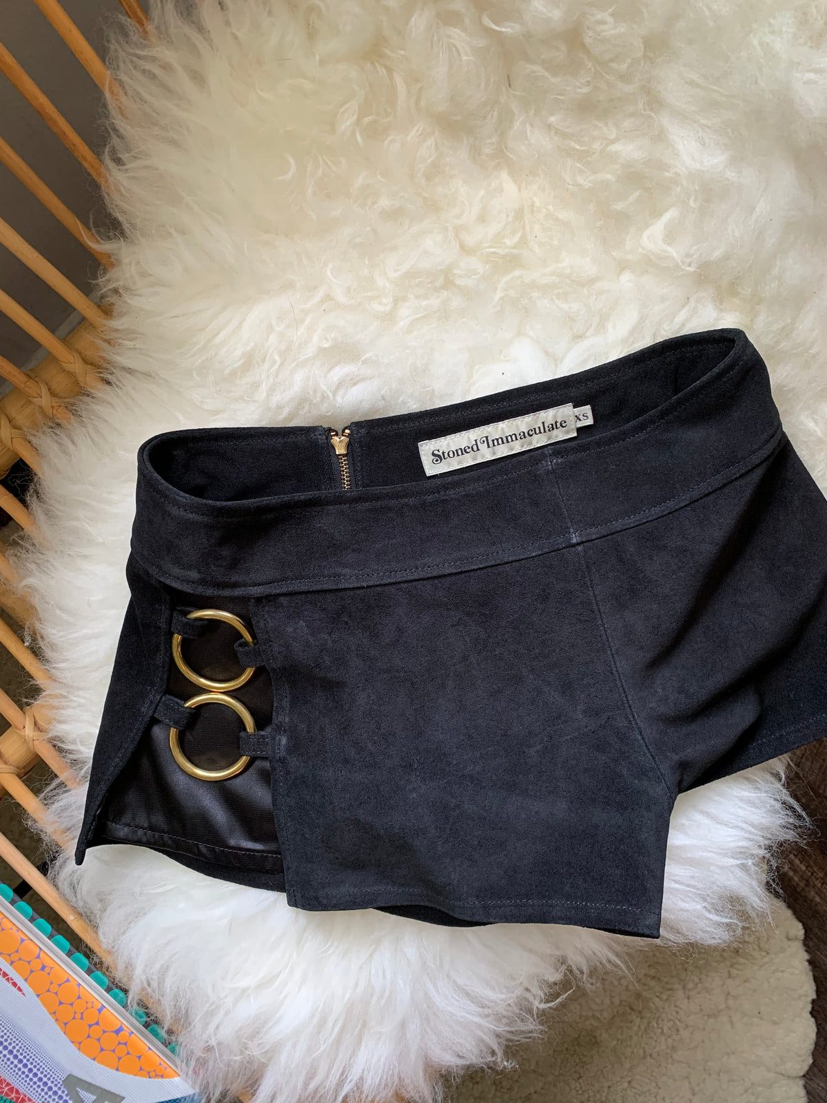 Sexy Sadie Suede Shorts in Black